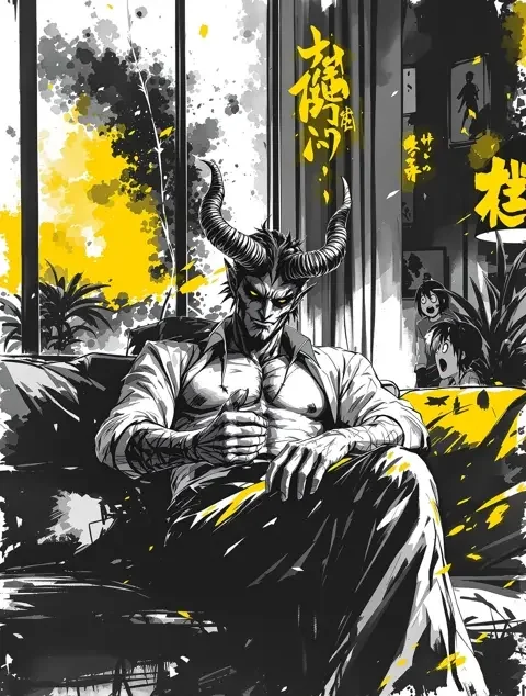 我的恶魔室友 漫画封面